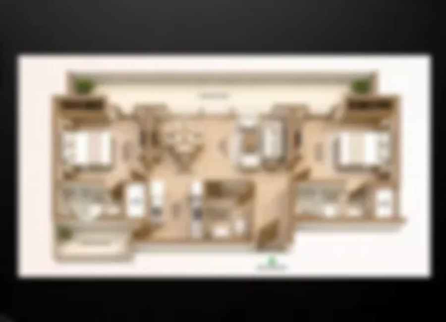 Aura Aerth 2.5 BHK Floor Plan