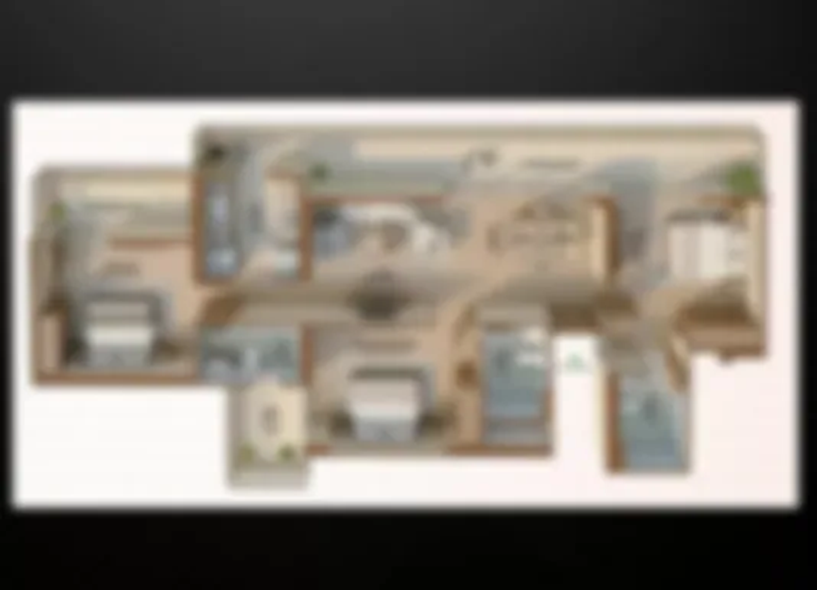 Aura Aerth 3 BHK Floor Plan